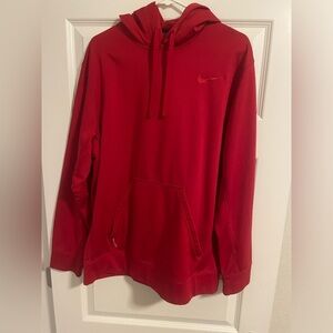 Nike red hoodie